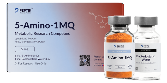 5-Amino-1MQ Lyophilized Vial + Sterile Water