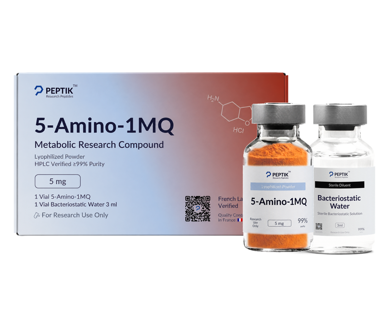 5-Amino-1MQ Lyophilized Vial + Sterile Water