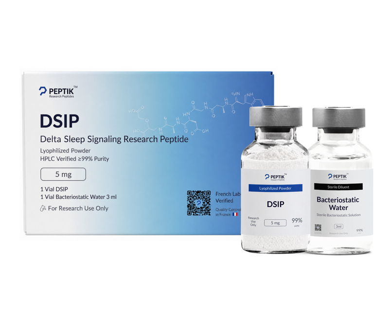 DSIP Lyophilized Vial + Sterile Water
