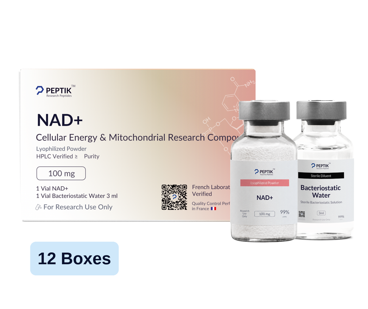Complete NAD+ Energy Cellular Cycle: 12 Boxes