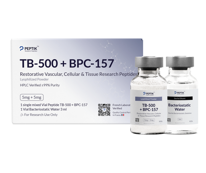 TB-500 + BPC-157 Lyophilized Vial + Sterile Water