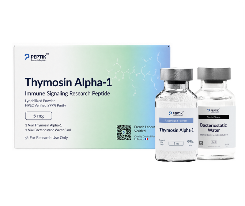 Thymosin Alpha-1 Lyophilized Vial + Sterile Water
